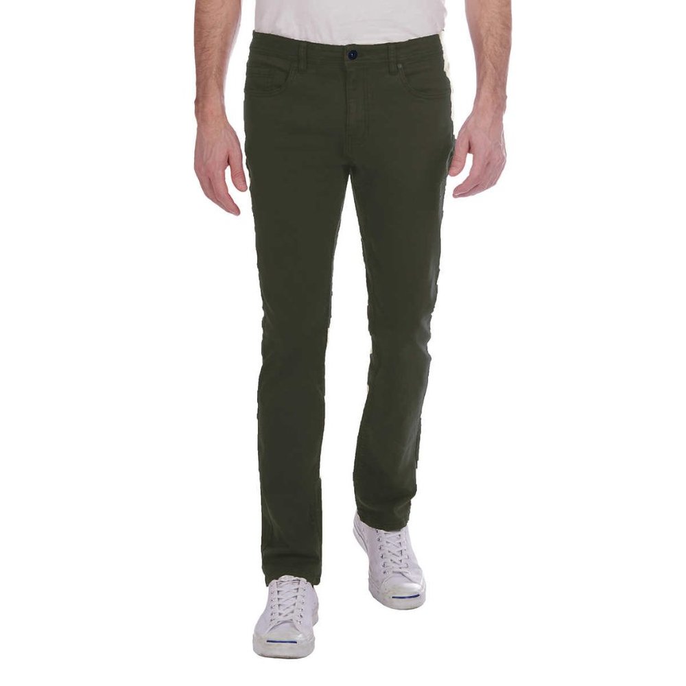 Jachs Men’s 5 Pocket Stretch Straight Leg Pants Size 32 x 30 Green NWT